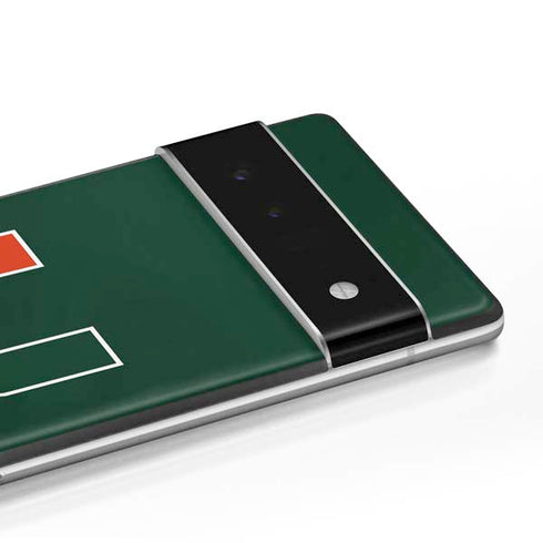 University of Miami Hurricanes Flag Google Pixel 6 Skin